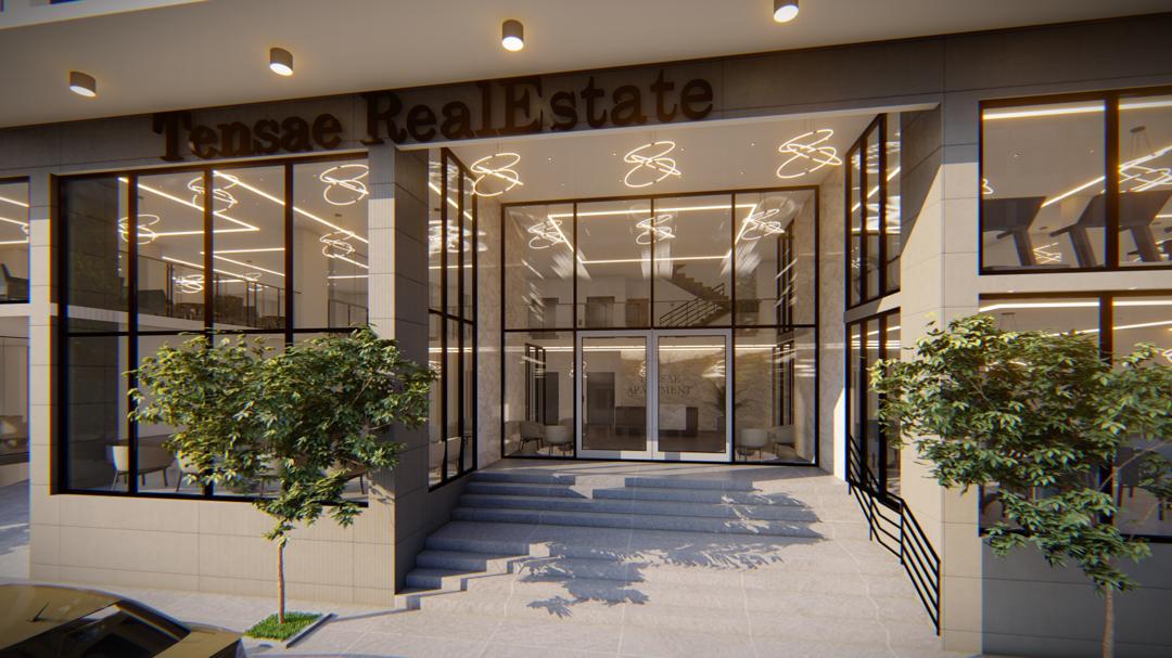 View the entrance rendering