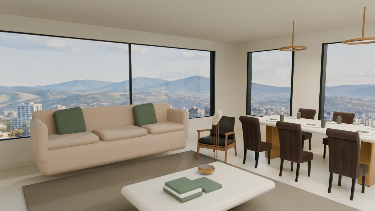 5-bedroom furnished interior concept